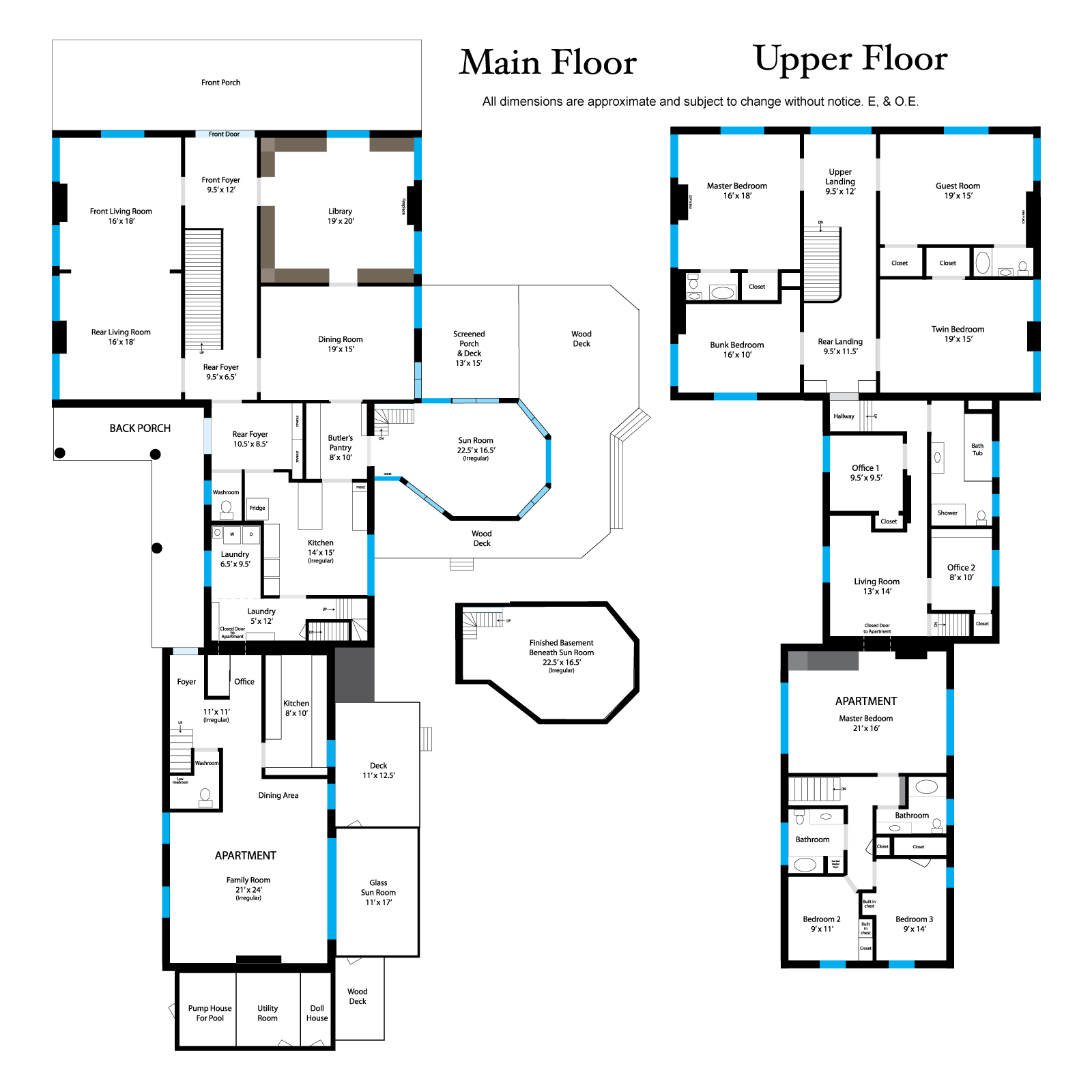 Inverlynn main house floor plan