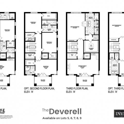 deverell floorplan elevation a optional