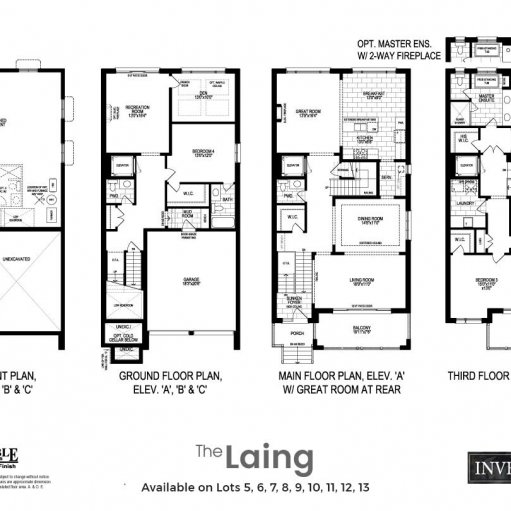 laing floorplan elevation a laing floorplan elevation a