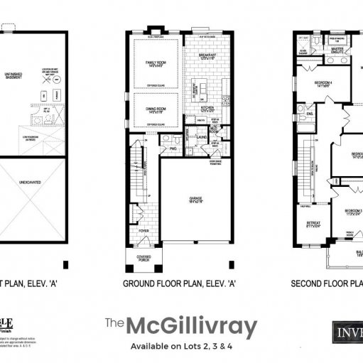 mcgillivary floorplan elevation a