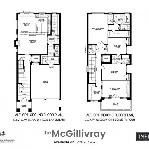 mcgillivary floorplan elevation a el alt